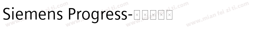 Siemens Progress字体转换